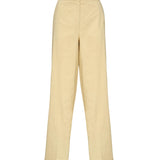 Pantaloni con piega in lino stretch 104929 A0IMC23 PINKO 