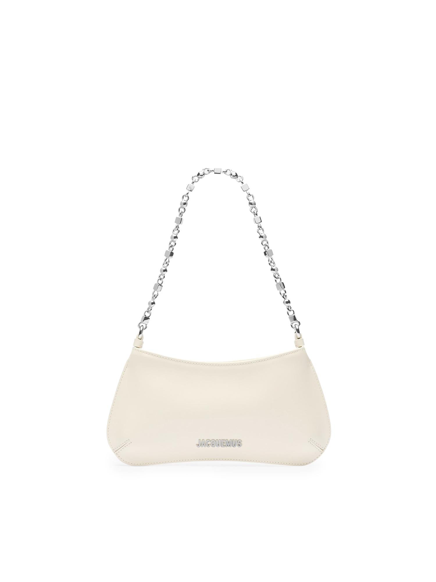 Borsa a spalla Bisou piccola in pelle BAW00404BC18A01 115 JACQUEMUS 