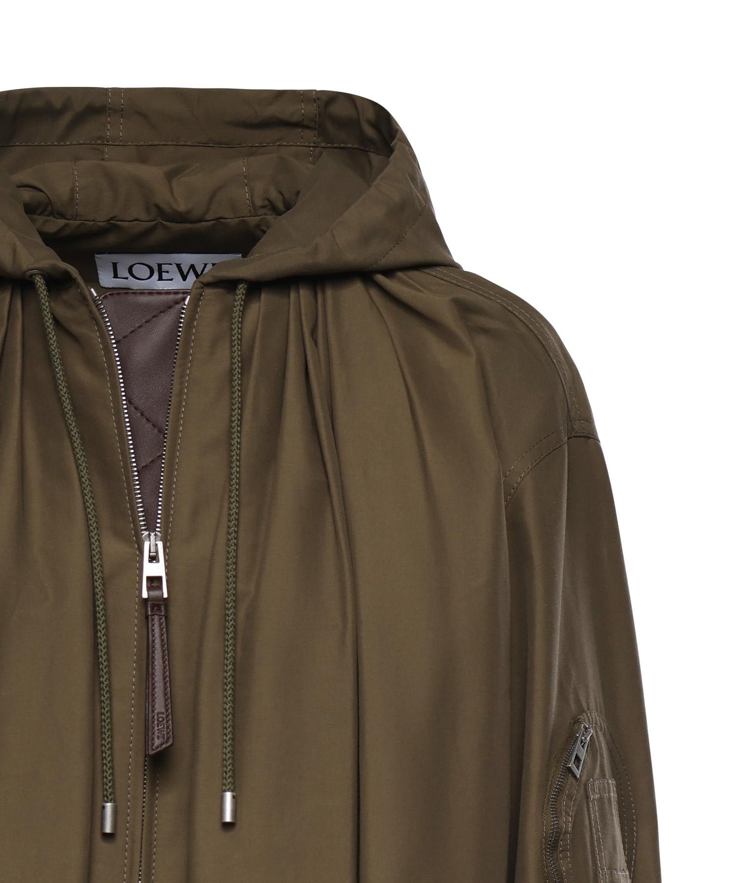 Giacca con cappuccio in misto cotone S359Y02XFA 4160 LOEWE 