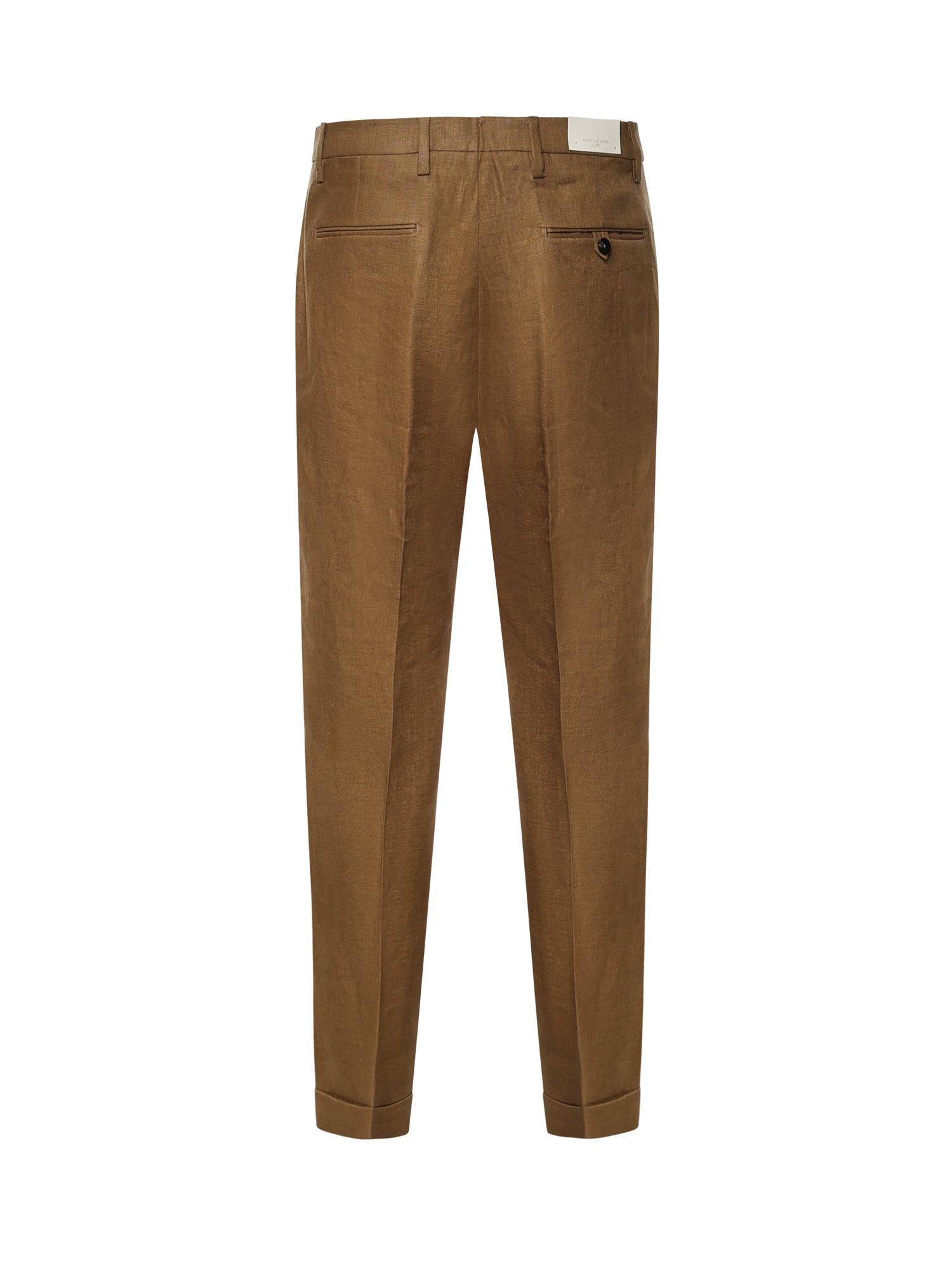 Pantalone Tk America in lino MCFRK3259S26 172 MICHAEL COAL 