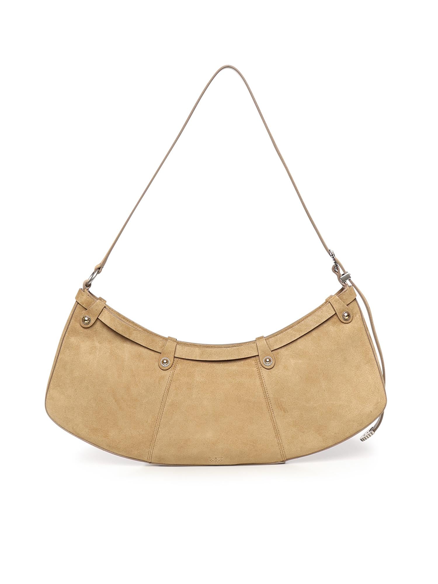 Borsa a spalla Pocket Body Bag in suede con tasche 106865 A0F6L22O PINKO 
