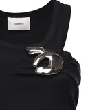 Tank top Emoji in cotone COPT41510 BLKGLD COPERNI 
