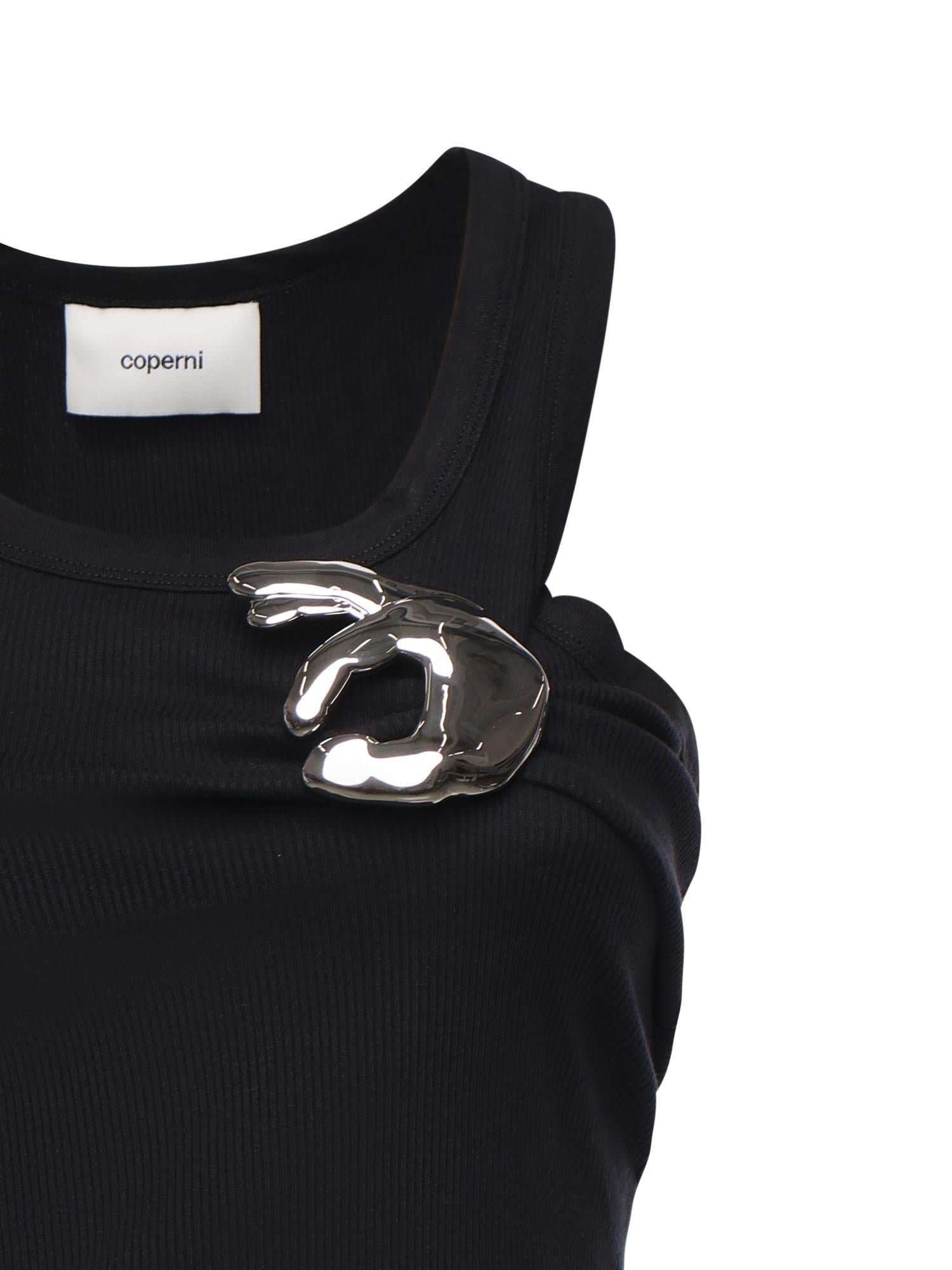 Tank top Emoji in cotone COPT41510 BLKGLD COPERNI 
