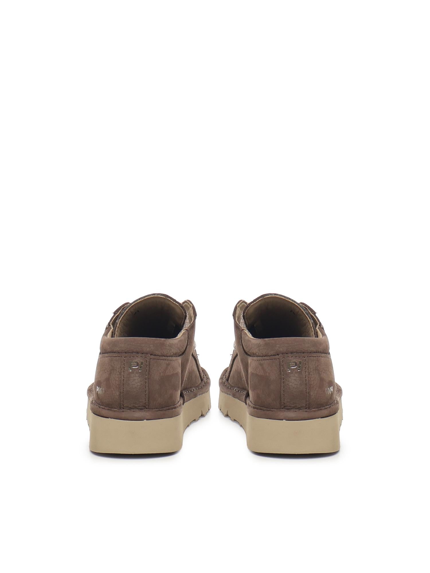 Scarpe stringate in nabuk P007M001 0179D007P007 PANCHIC 