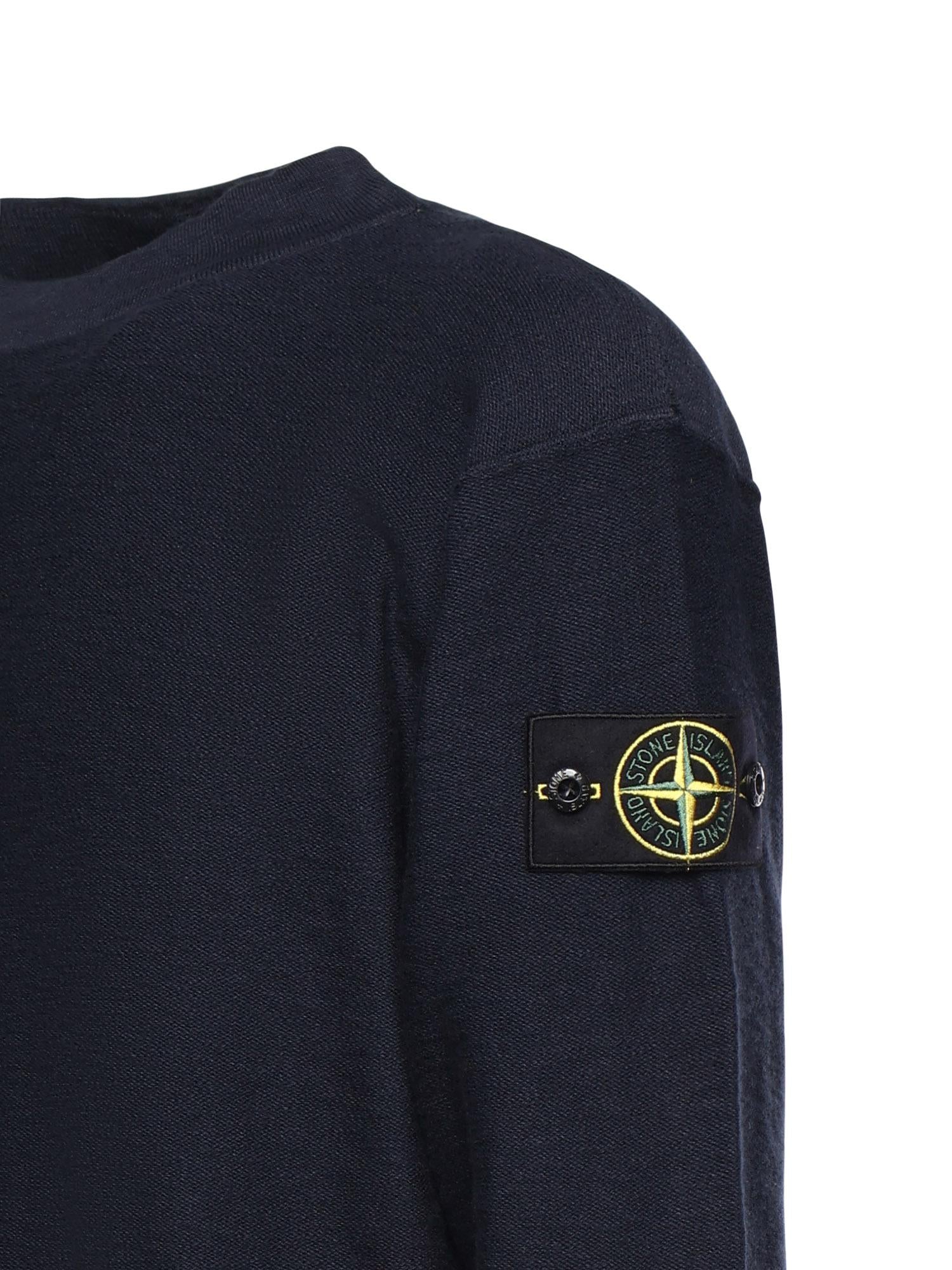 Maglione in cotone e nylon L1S155100044 S01B0V0020 STONE ISLAND 