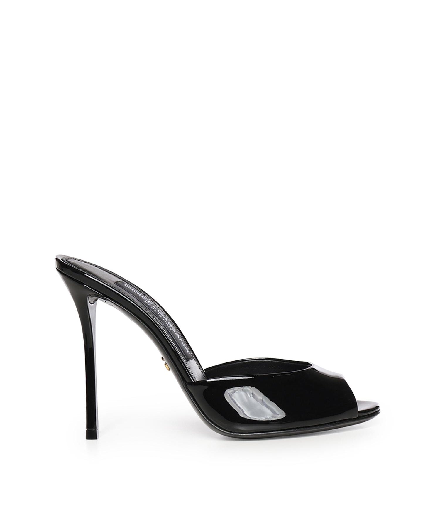 Mule Keira in pelle verniciata CR2011 A147180999 DOLCE & GABBANA 