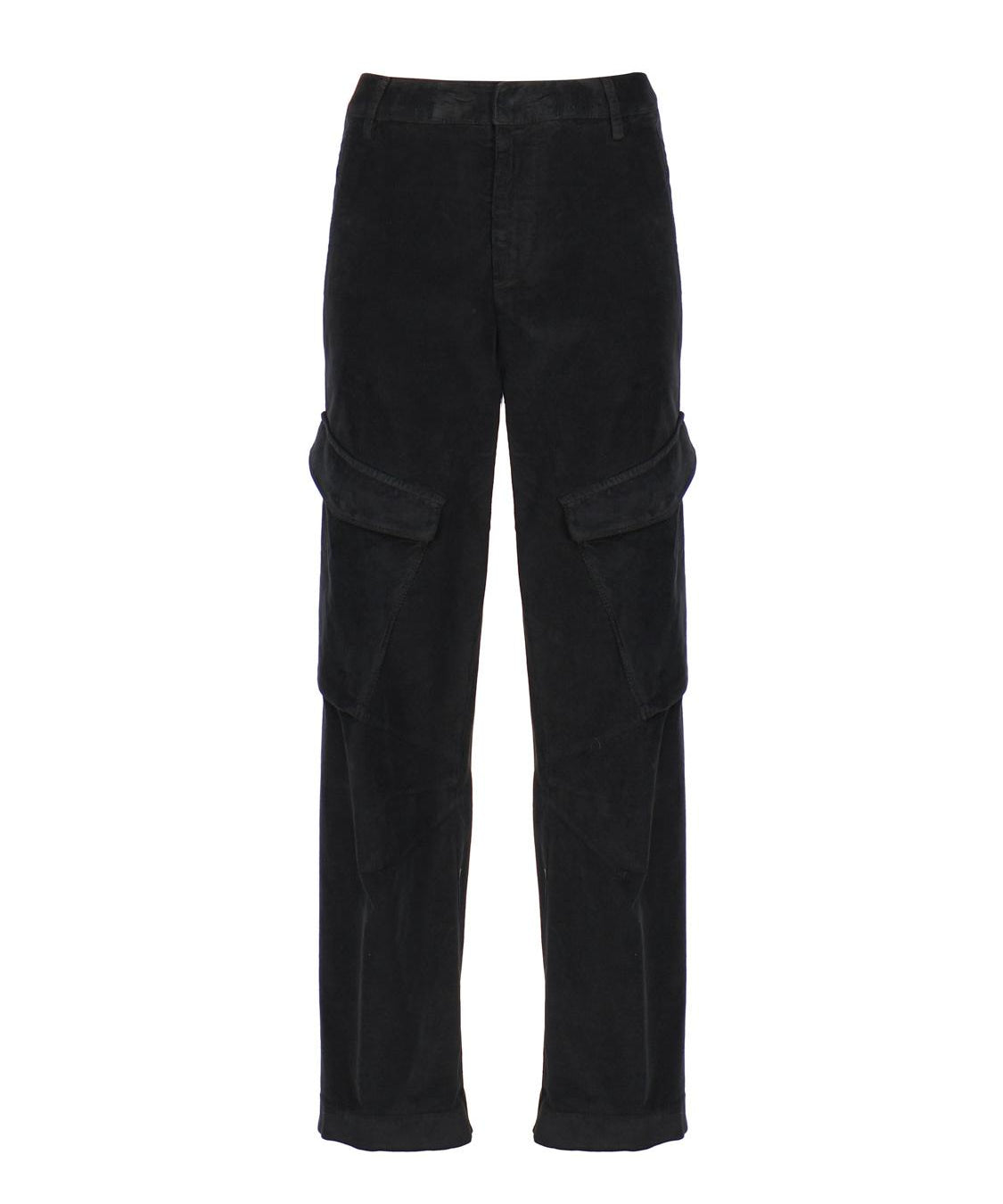 Pantaloni Camila loose in cotone<BR/> DP700VS0030Y TRT999 DONDUP 