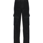 Pantaloni Camila loose in cotone<BR/> DP700VS0030Y TRT999 DONDUP 