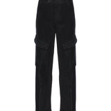 Pantaloni Camila loose in cotone<BR/> DP700VS0030Y TRT999 DONDUP 