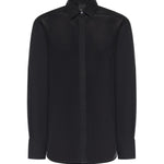 Camicia in popeline e crêpe 105434 A3DLZ99 PINKO 