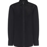 Camicia in popeline e crêpe 105434 A3DLZ99 PINKO 