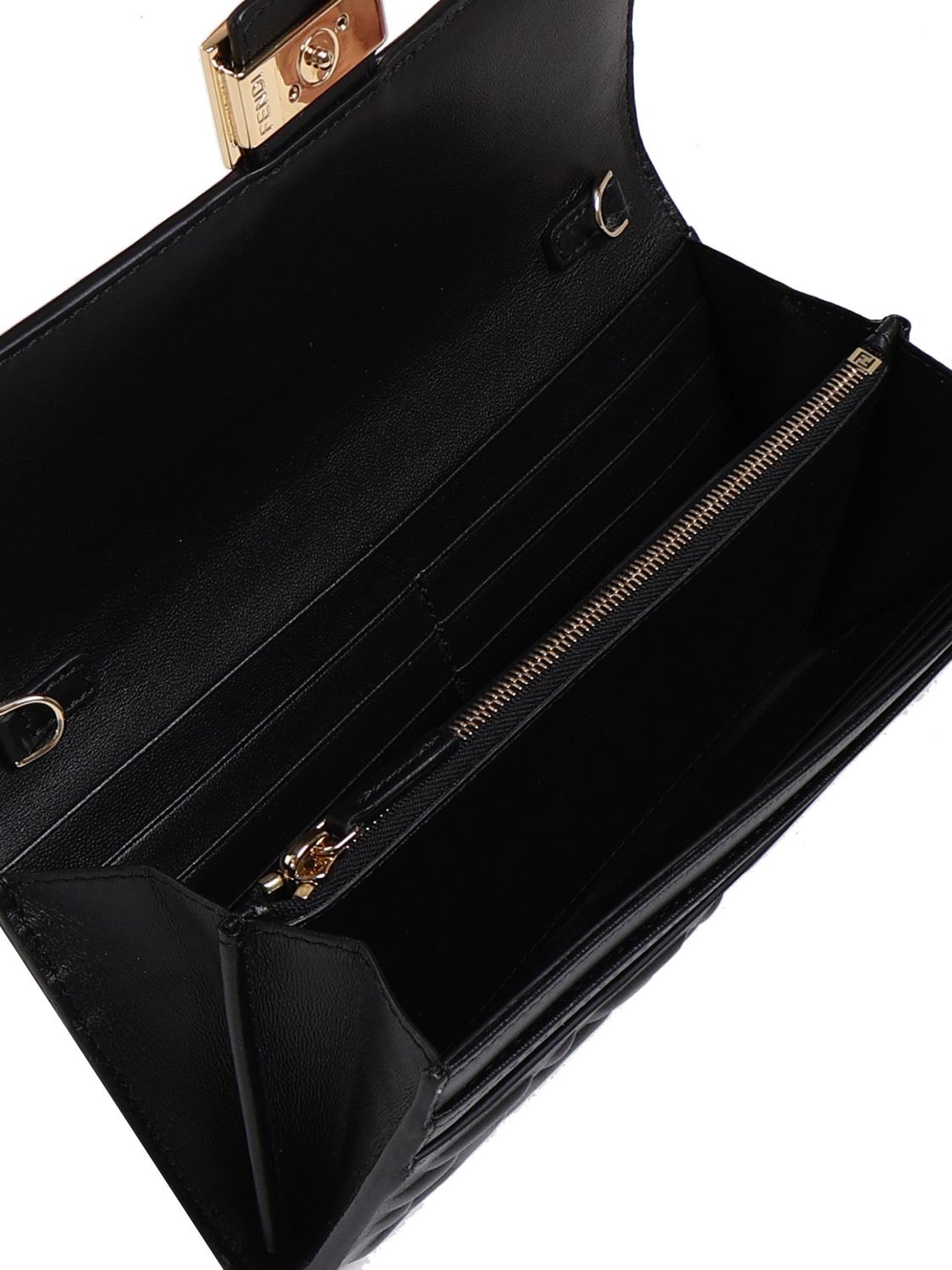 Portafoglio continental Baguette in pelle 8M0365 AAJDF0KUR FENDI 