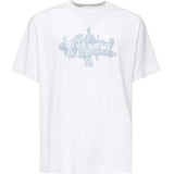 T-shirt con logo stampa frontale <BR/> BM71MG3YPL 100 GIVENCHY 