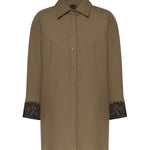 Camicia in popeline con dettagli in pizzo 107603 A3NEX22 PINKO 