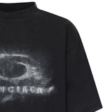 T-Shirt Crayon Loop in cotone 764235 TTVN59034 BALENCIAGA 