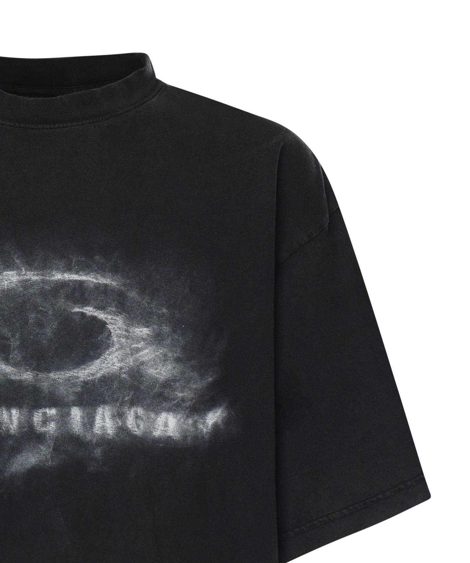 T-Shirt Crayon Loop in cotone 764235 TTVN59034 BALENCIAGA 