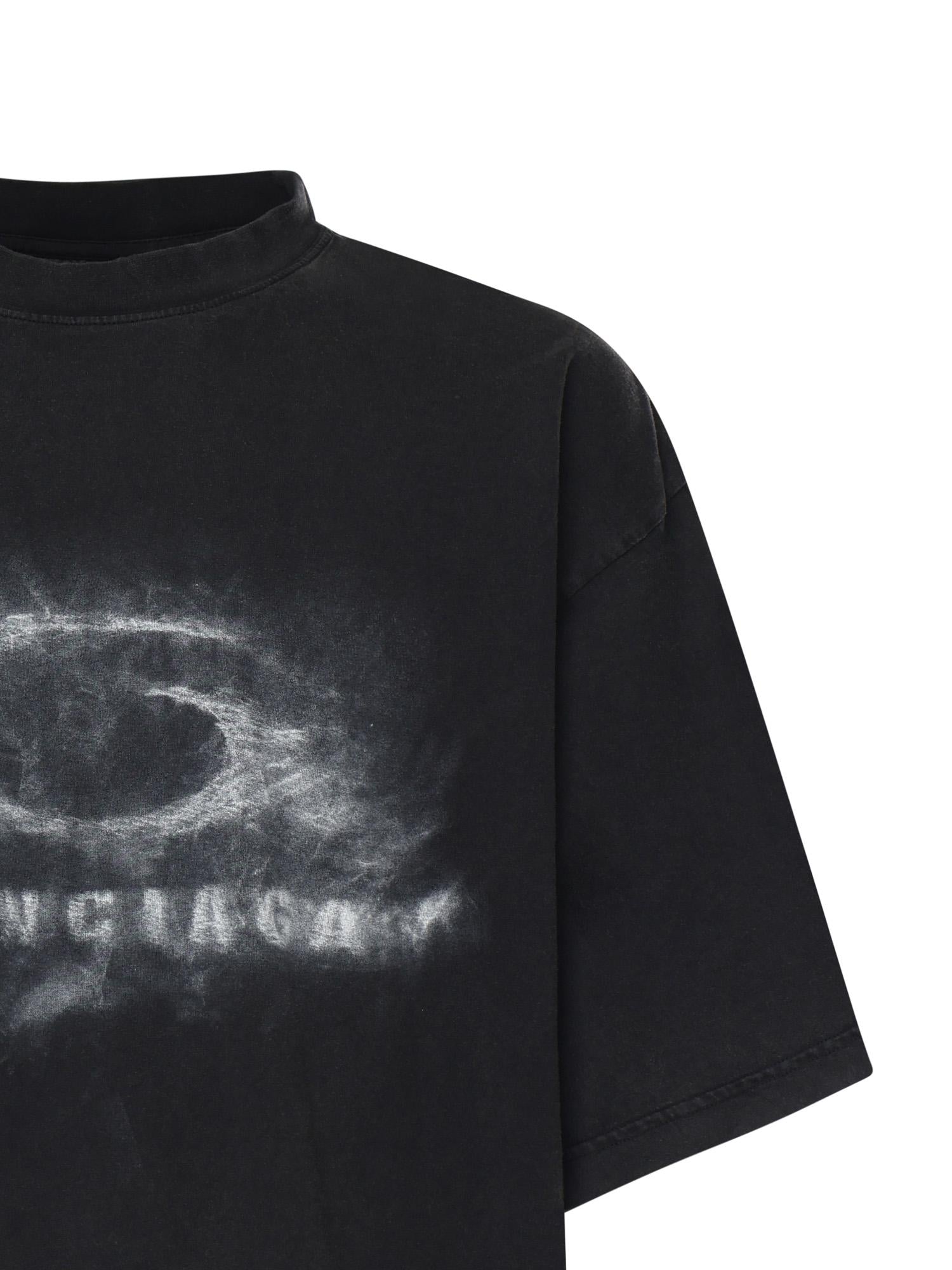 T-Shirt Crayon Loop in cotone 764235 TTVN59034 BALENCIAGA 