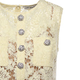 Mini abito in pizzo RS26217S Y SELF-PORTRAIT 