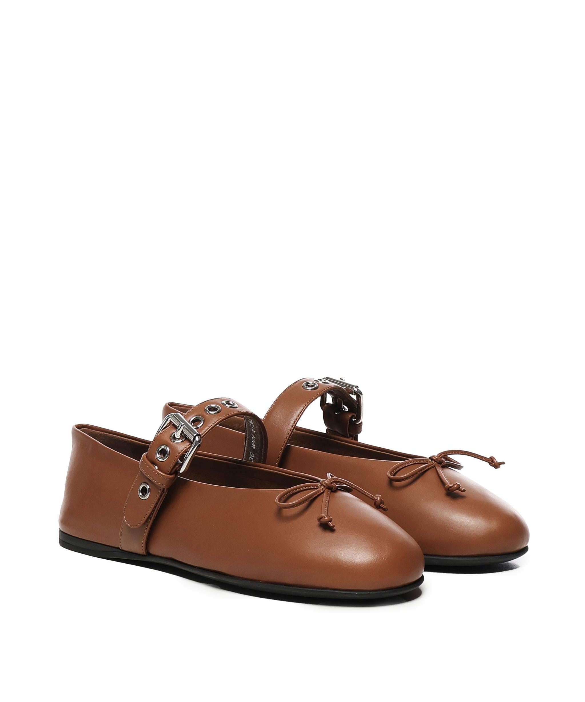 Ballerine in pelle 5F210E 70F0046 MIU MIU 