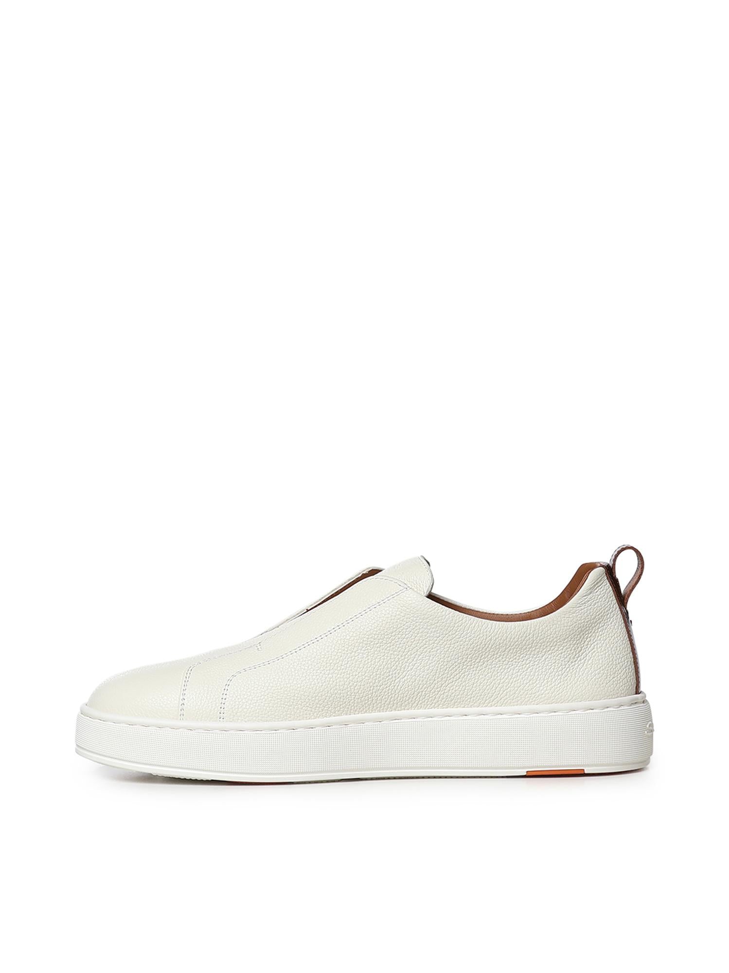 Sneaker slip-on in pelle bottolata MBCD21995BART LLDI50 SANTONI 
