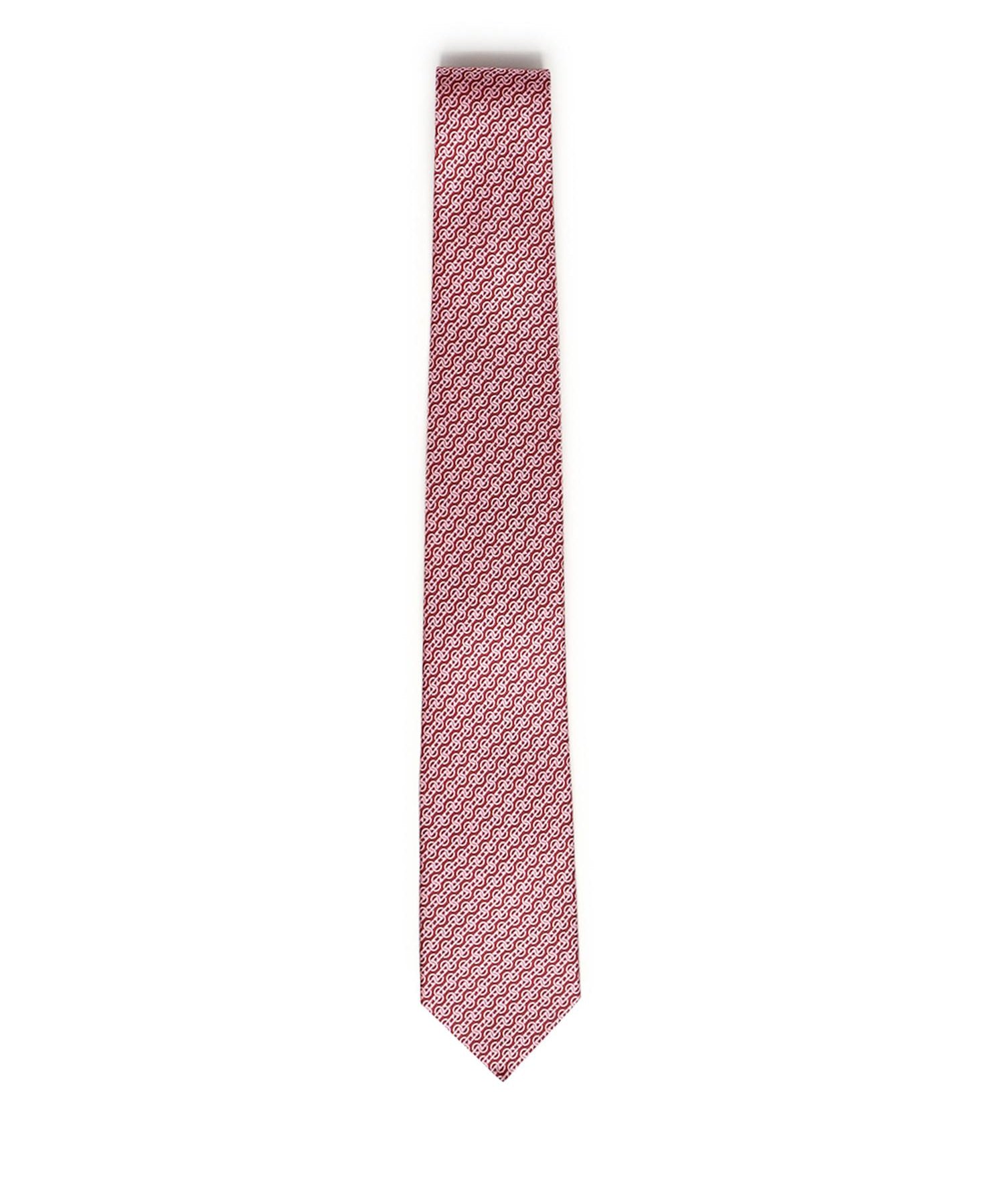 Cravatta in seta con stampa 350948 768531005 FERRAGAMO 