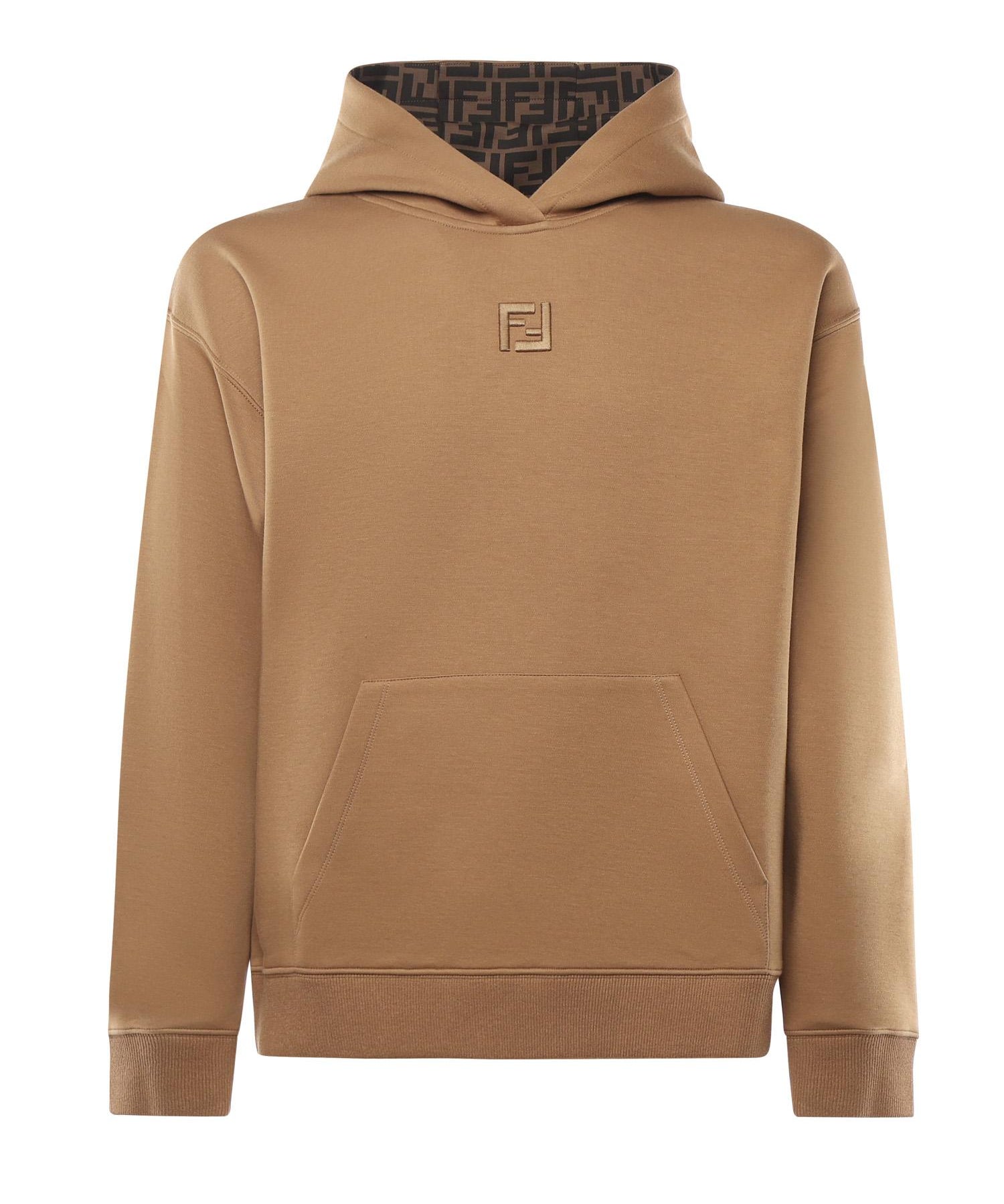 Felpa in cotone con logo FY1143 ATL9F0QU5 FENDI 