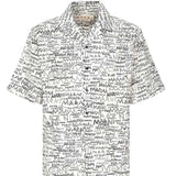Camicia bowling scribble<BR/> CUMU0213A5 UTC464MPW01 MARNI 