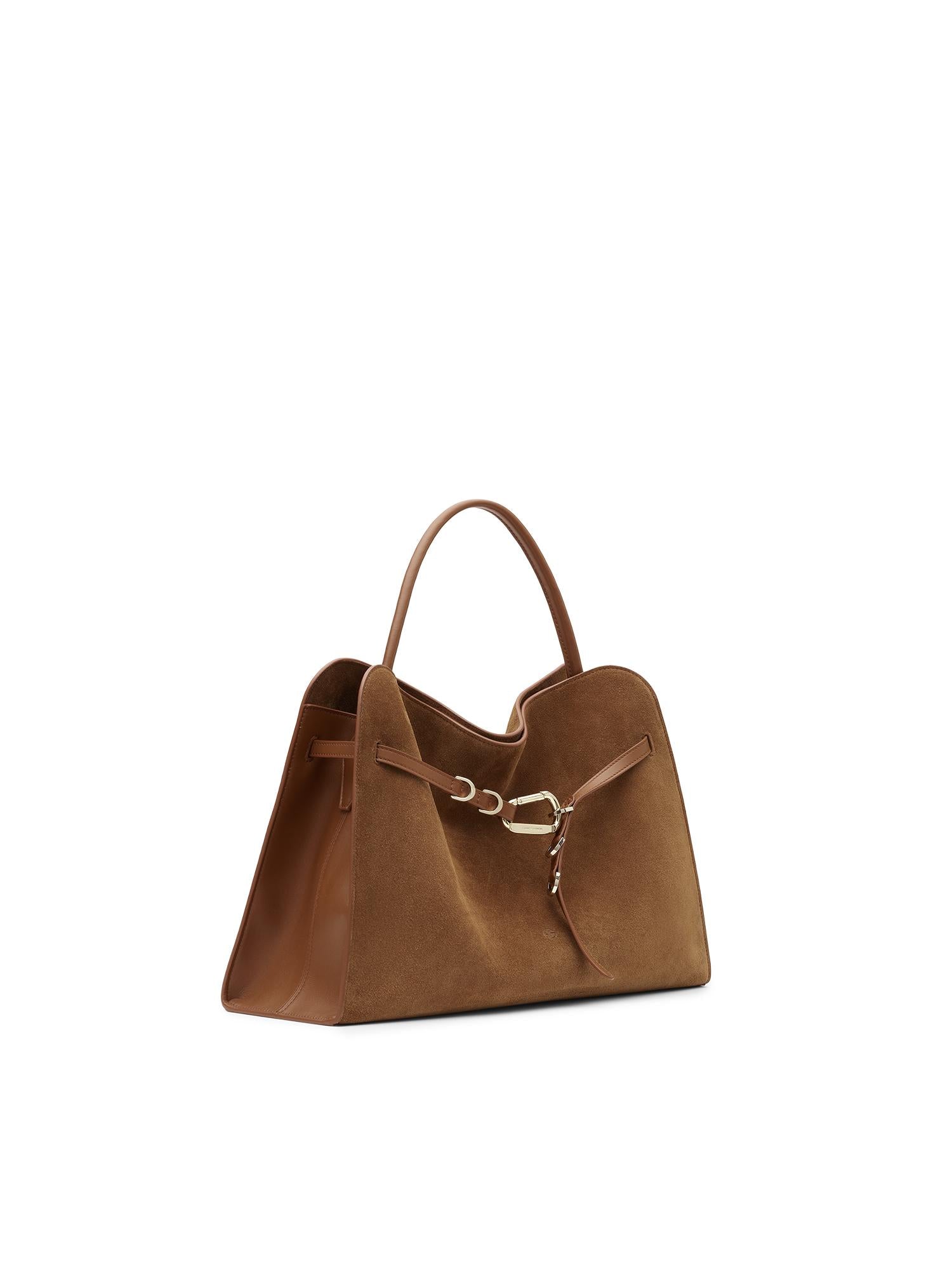 Borsa Iconic Always-On <BR/> FBBP9JE02C TOBACCOSUEDE FRANCESCO BIASIA 
