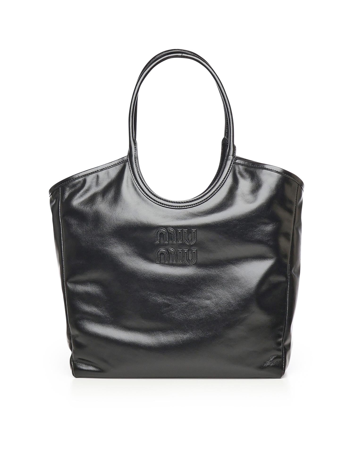Borsa IVY in pelle<BR/> 5BG321 2IEOF0002 MIU MIU 