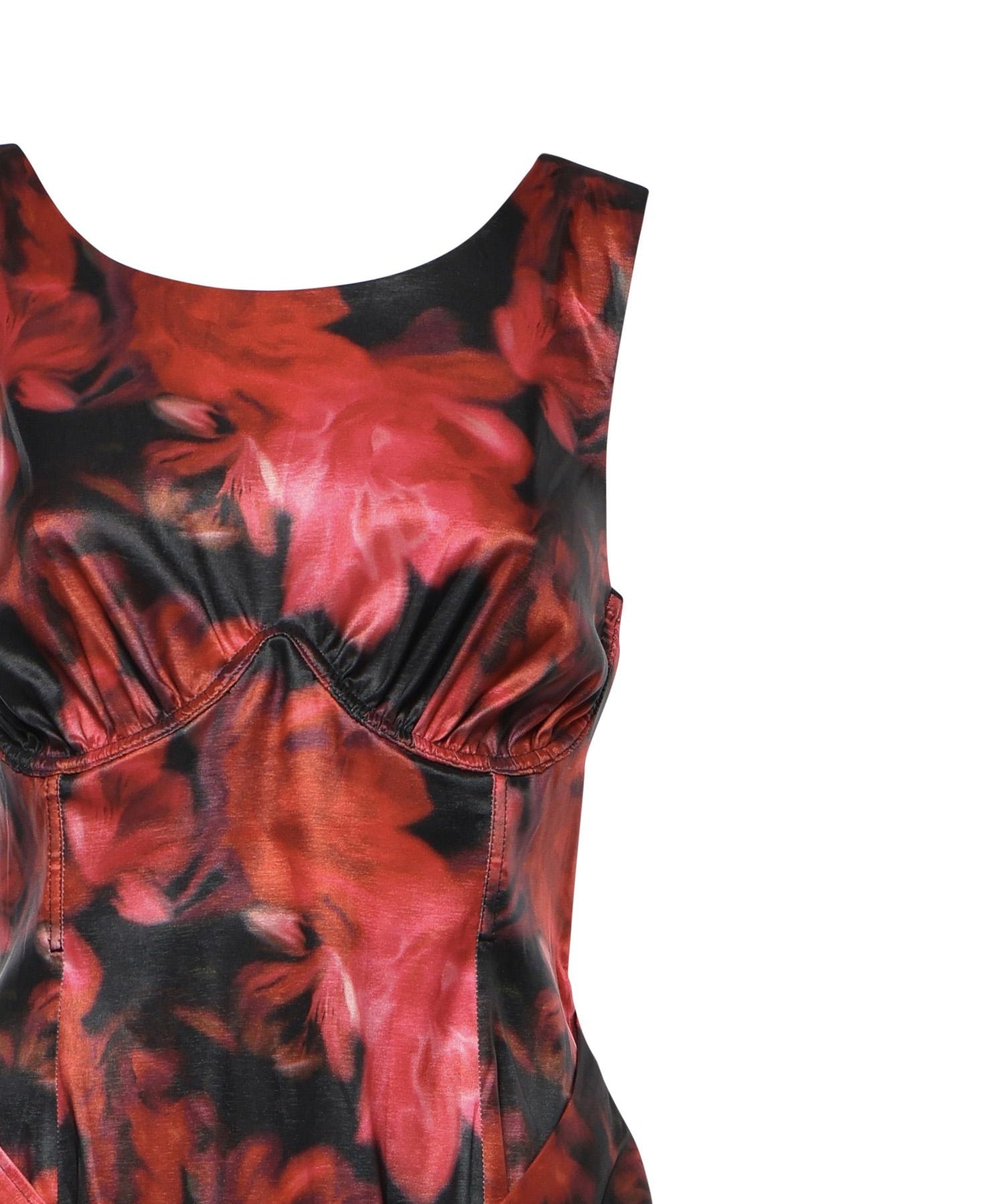 Mini abito Dark Romance CD3942 RED FOR LOVE & LEMONS 