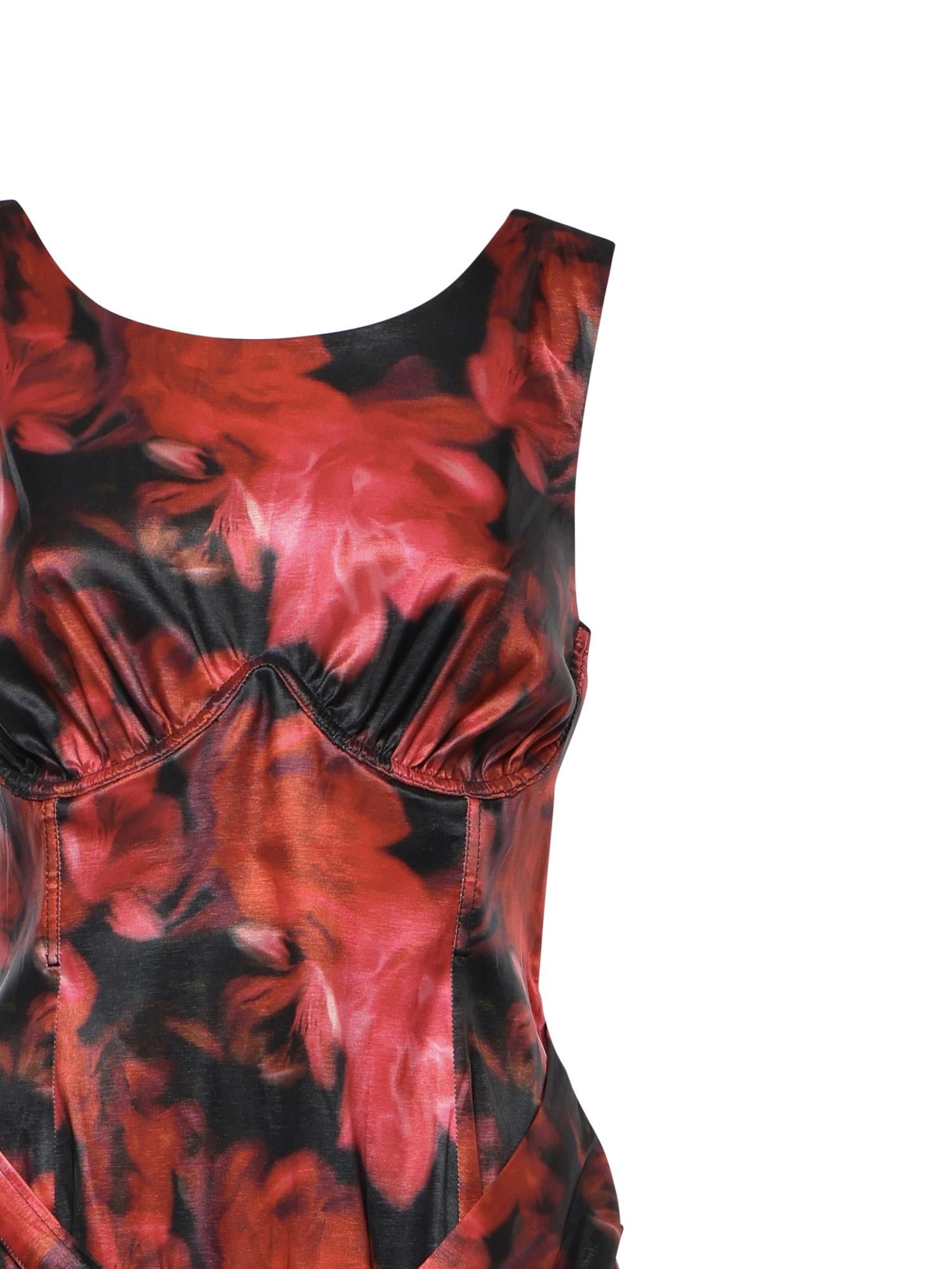 Mini abito Dark Romance CD3942 RED FOR LOVE & LEMONS 
