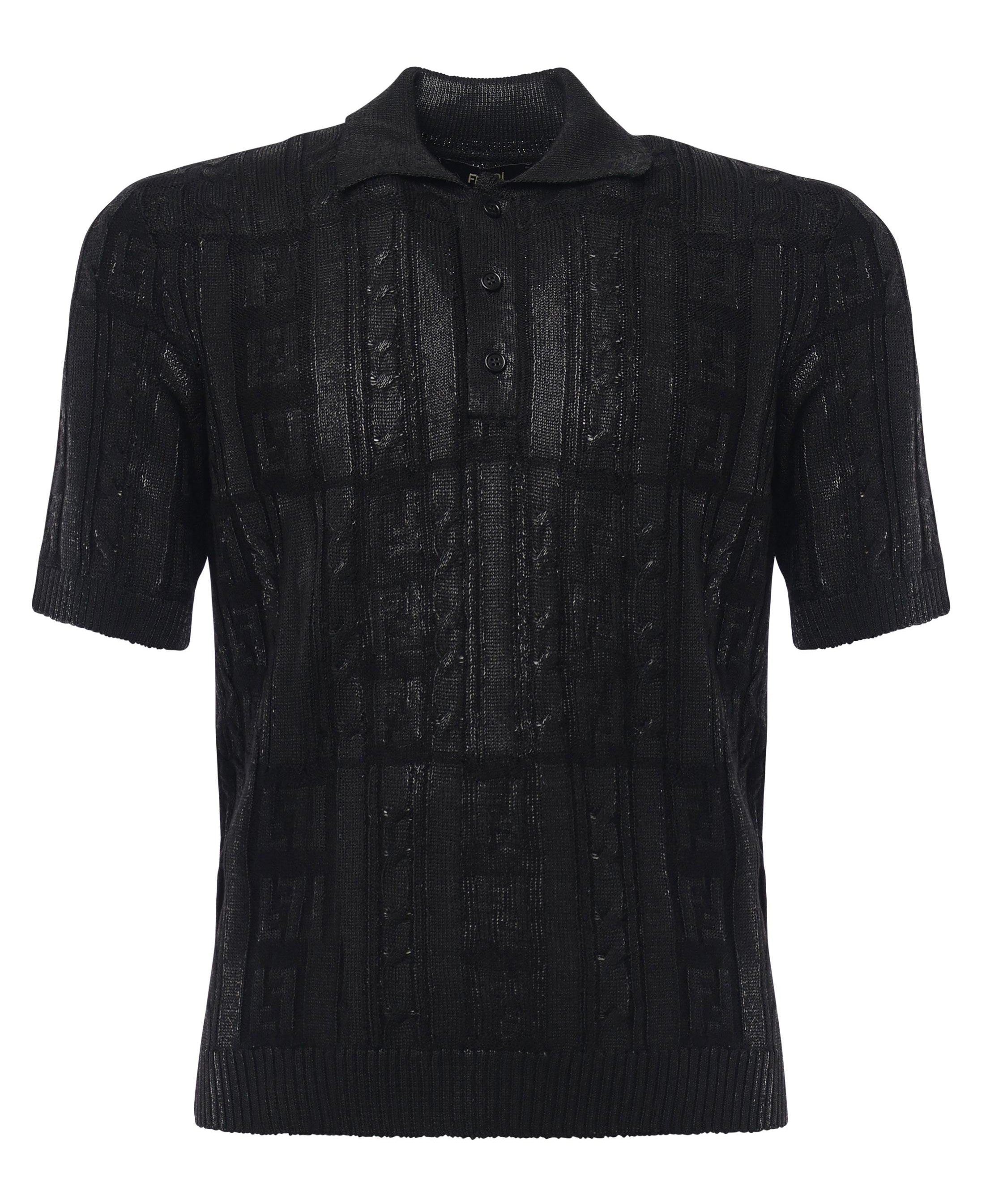 Polo in misto lana con dettagli FF FZC162 ASGOF0QA1 FENDI 