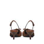 Décolleté slingback in suede con fiocco 5I474E 008F0316 MIU MIU 