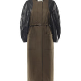 Cappotto midi in lana FF6150 AJ0KF1T6G FENDI 