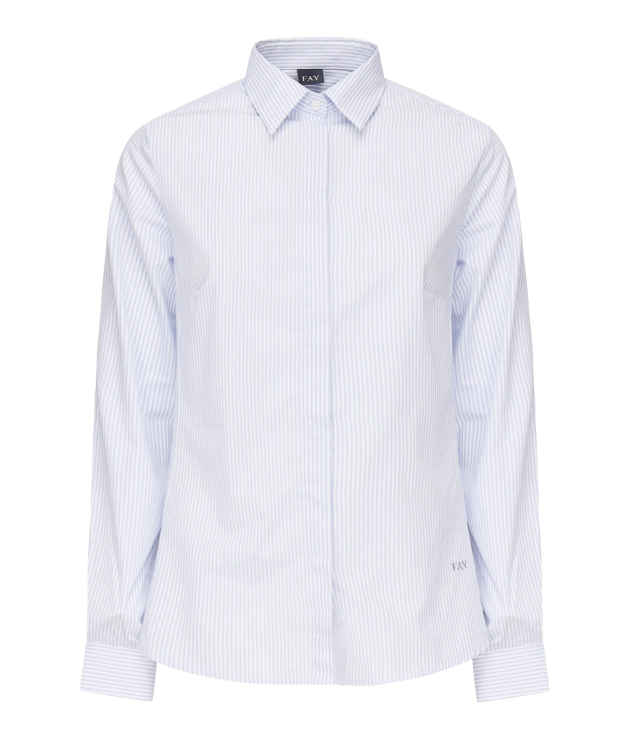 Camicia Slim a righe<BR/> NCWA1505650XAM U603 FAY 
