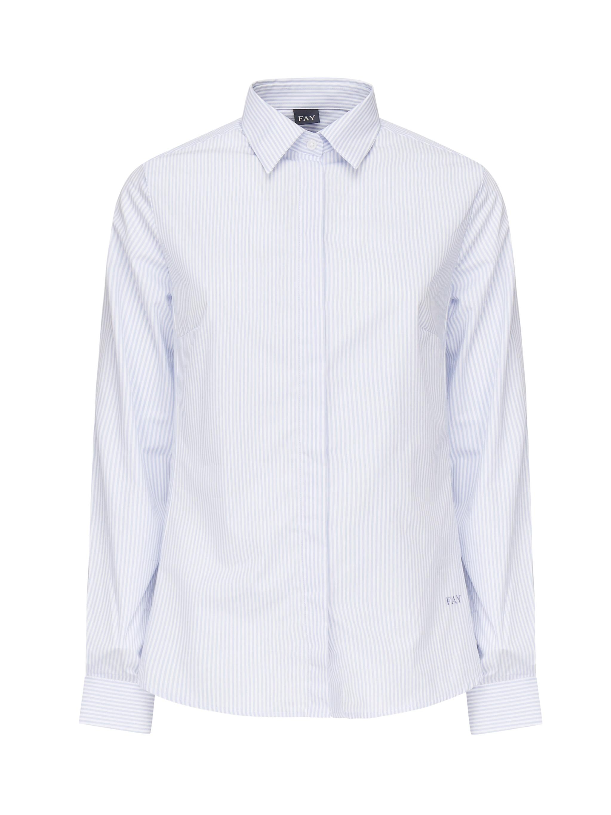 Camicia Slim a righe<BR/> NCWA1505650XAM U603 FAY 