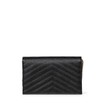 Pochette Envelope con catena Cassandre in pelle grain de poudre 857605 BOW011000 SAINT LAURENT 