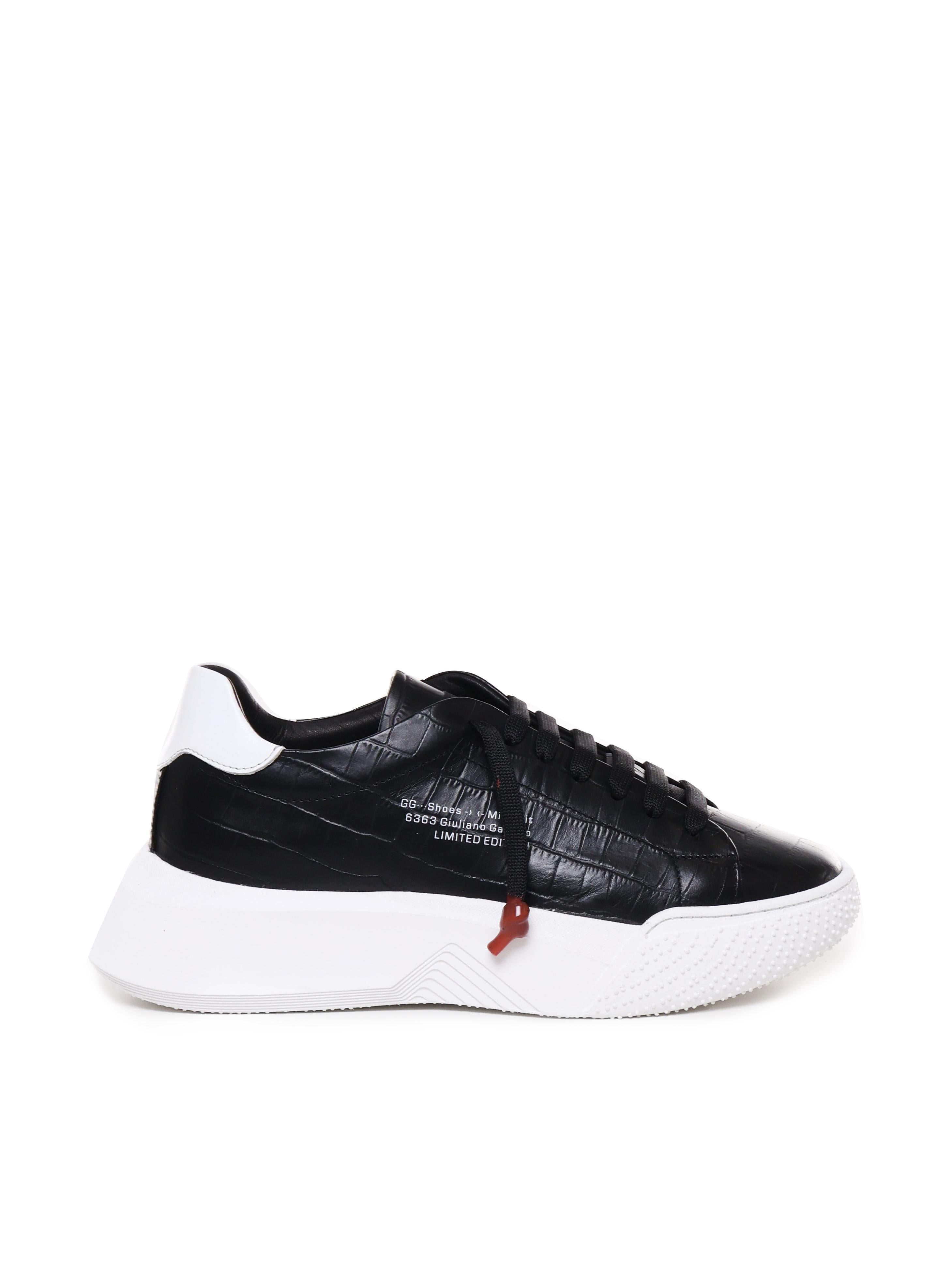 SNEAKERS NEMESIS IN PELLE STAMPA COCCODRILLO AI 2020 NEMESIS2 CROCKBLACK GIULIANO GALIANO 