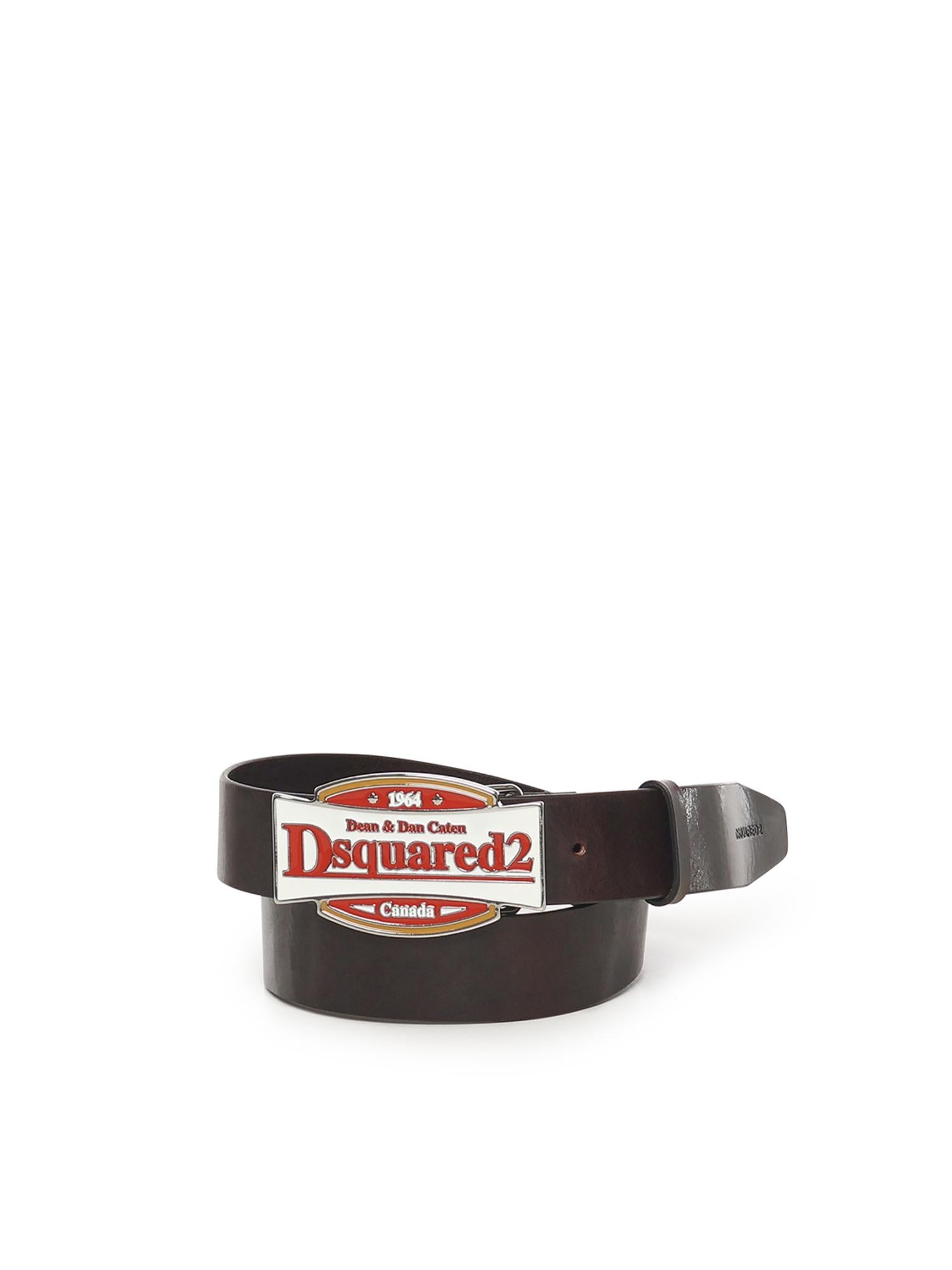 Cintura con placca logo<BR/> BEM0665 M1298 DSQUARED2 