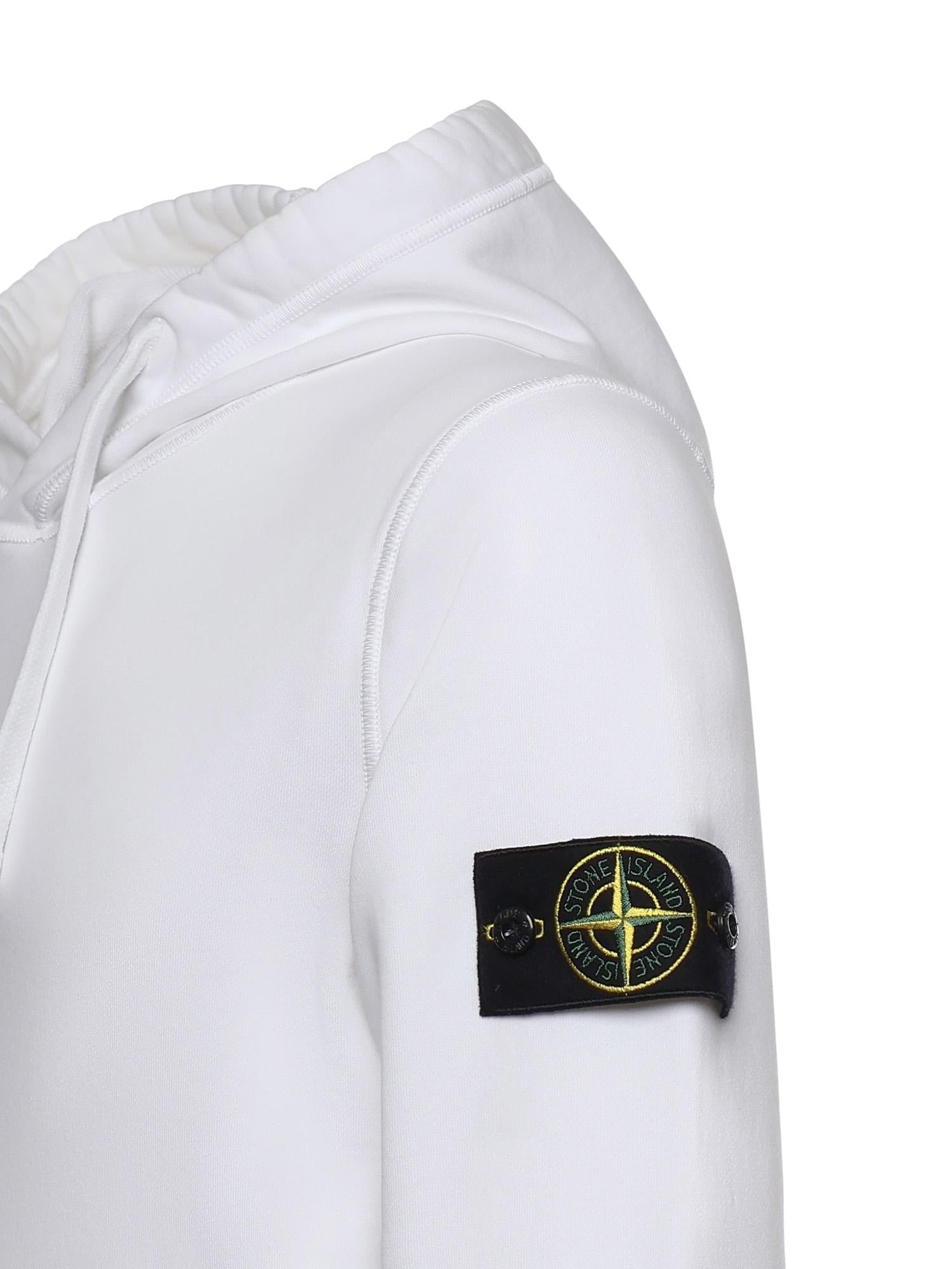 Felpa con logo in cotone L1S156100062 S0051V0001 STONE ISLAND 
