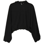 Felpa in cotone con cappuccio PRESS25M08073 BLK01 HELIOT EMIL 