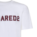 T-shirt in jersey con logo S74GD1527 D20108100 DSQUARED2 