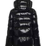 Piumino in crystal nylon con cappuccio 101597 A2P7Z99 PINKO 