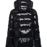 Piumino in crystal nylon con cappuccio 101597 A2P7Z99 PINKO 