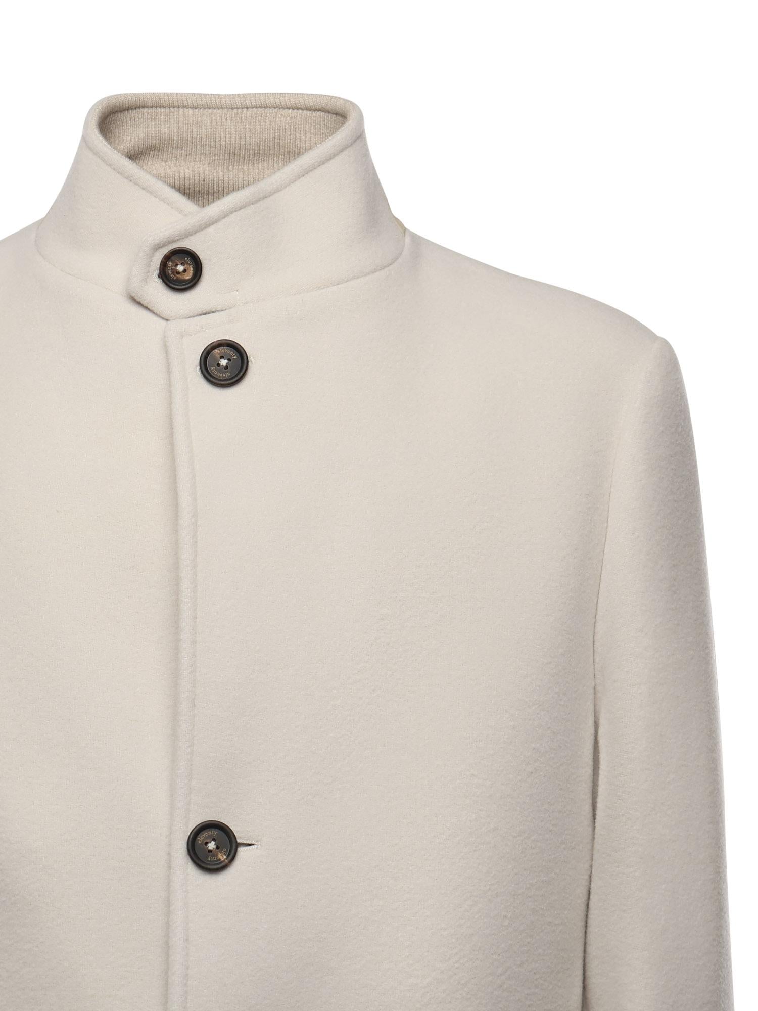 Cappotto monopetto in lana L70CAPL03TES0L051 02 ELEVENTY 