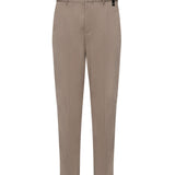 Pantaloni in gabardine con logo FB1076 AQMVF0QD3 FENDI 
