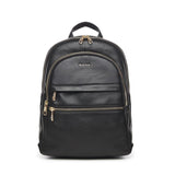 Zaino in pelle con logo BIBP9E504 NERO BIASIA 
