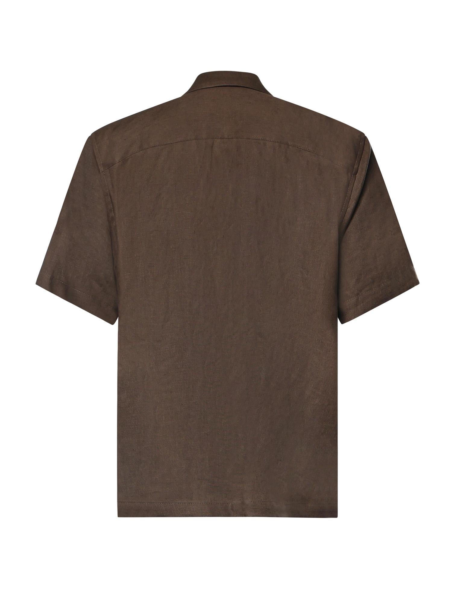 Camicia Mc-Dale in lino MCDAL3259S26 194 MICHAEL COAL 