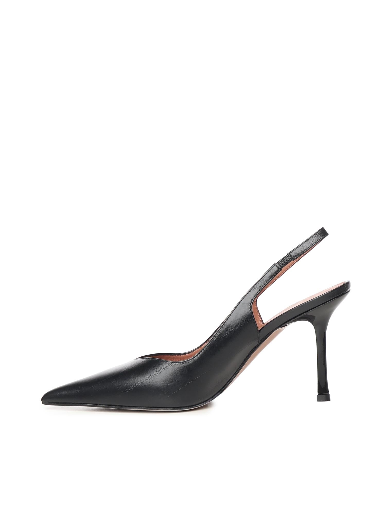 Décolleté slingback in pelle HOLLY 90 ANGUILLANERO GIULIANO GALIANO 