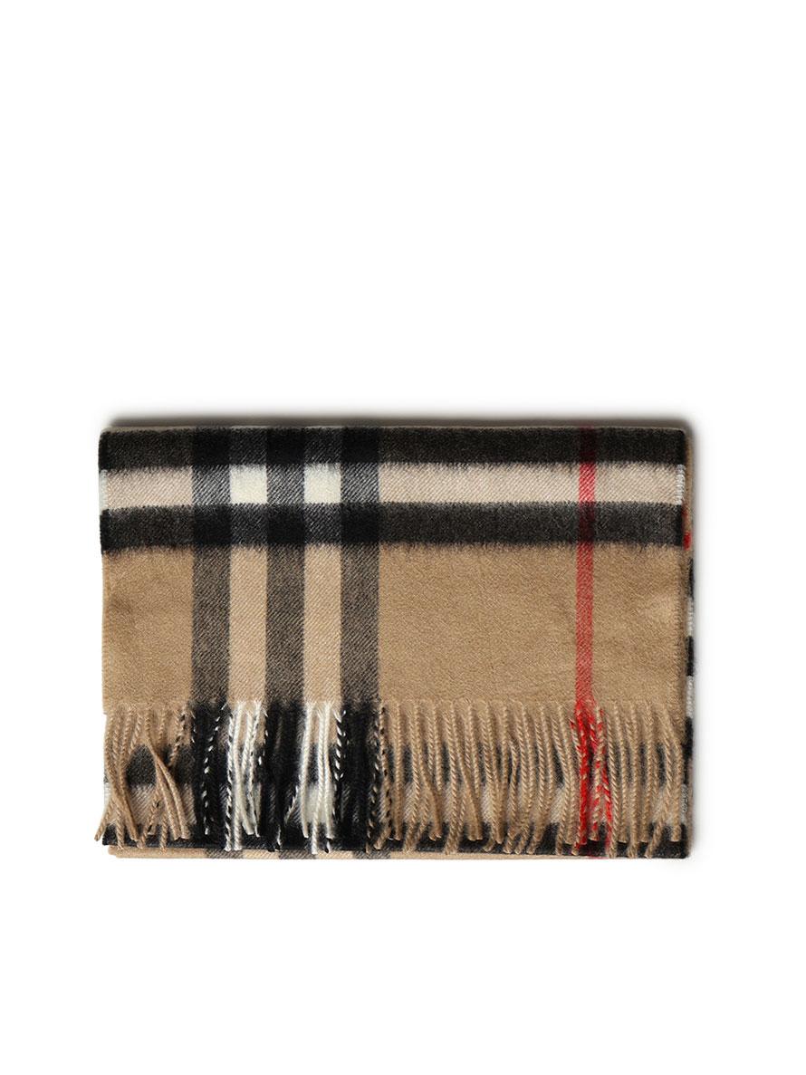 Sciarpa in cashmere Check 8076576 A7026 BURBERRY 